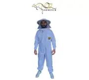 OZ APIARIST Heavy Duty Beekeeping Suit With Round Hat Veil And Optional Gloves
