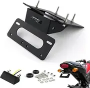 2018 Honda Grom Fender Eliminator/Tail Tidy, for HONDA GROM MSX125 2017-2019 with Led License Plate Light, Compatible with OEM/Stock Turn Signal (Black)