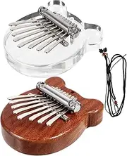 Abaodam 2pcs 8 Cute Cartoon Kalimba Thumb Piano Note Mini Music Instrument for Beginners Decorative Kalimba for Family Friends Outdoor School and Parties