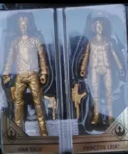 Star Wars Skywalker Saga Comm Ed Gold Collectors Series Han Solo & Princess Leia
