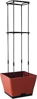 Home Leisure Watersaver Tomato and Veggie Pot and Trellis Kit, 300 mm, Brown