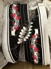 vans sk8 mid Rose Side stripe Men’s 6 Women’s 7.5 Nib Skate Mid