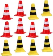 Toyvian 30pcs Simulation Traffic Signs Educational Roadblock for Cognitive Learning Teaching for Play Props for Party Themes and Outdoor Fun