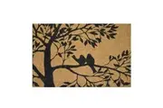 Solemate Premium Bird in Tree 50x80cm Functional Outdoor Front Doormat