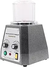 KT-100 Magnetic Tumbler Polisher Machine Earrings Necklace Jewelry Finishing Jewelry Cleaning Machine for Jewelry, Wood, Amber, Metal, Jade