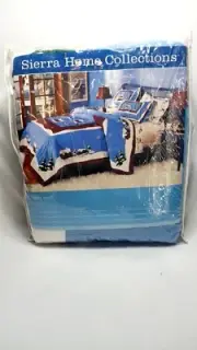 NEW/2003 Mervyn's Sierra Home Collection Cotton quilt/ CHALET / SIZE TWIN