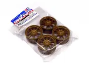 TAMIYA RC Model 1/10 Medium-Narrow 10-Spoke Wheels (Offset 0) (4pcs) 51022