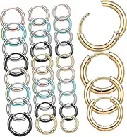 [WRITWAA] Earring Sets for Multiple Piercing Titanium Stainless Steel Hoop Earrings