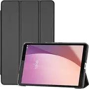 ProCase for Lenovo Tab M8 4th Gen Case 8 Inch 2023 TB-300FU/TB-300XU, Slim Stand Hard Back Shell Protective Smart Cover Case for Lenovo Tab M8 8" 2023 Release -Black