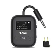 1Mii Bluetooth 5.3 Transmitter Bluetooth TV Transmitter 25 Hours Playback aptX A