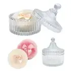 Extra Large Fluffy Powder Puff Clear Powder Container Body Powder Puff Makeup