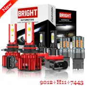 For Toyota RAV4 2016 2017 LED Headlight High Low+Fog Light+Turn Signal Lamp Bul (for: Toyota)