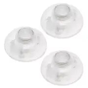 Inline Foot Pedal Push Button Switch, Round Lamp Light Control ON/Off Clear 3Pcs