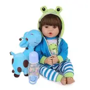 Realistic Reborn Baby Dolls Lifelike Weighted Reborn Boy 18 inch Toddler Soft