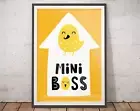 Nursery Prints Mini Boss Nursery Decor Scandi Print Nursery Nordic Nursery Boys