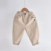 在飛比找ETMall東森購物網優惠-小童休閑柔軟秋裝韓版洋氣長褲
