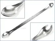 16cm Micro Tiny Metal Spoon Scoop Pick Up Small Items Laboratory Lab Precision