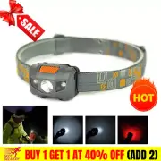 2X Super Bright Waterproof Head Torch Headlight LED USB Rechargeable Headlamp