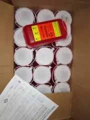 a Case of 36 Home Use Sized BD Sharps Containers