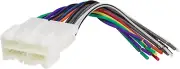 Scosche GM02B Power/Speaker Connector Stereo Wiring Harness Compatible WHITE
