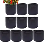 Garden Planting Bags, Breathable Fabric Planter Grow Bags, Non-Woven Reusable Container Pouch for Potatoes Tomatoes Vegetables, Fruits Planting Boxes for Courtyard Balcony