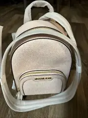 Michael Kors Jaycee XS Conv Zip Pocket Backpack Bag Lt Powder Blush New MK