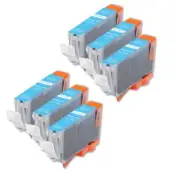 6 PHOTO CYAN Replacement Ink + chip for CLI-8PC iP6600 iP6700
