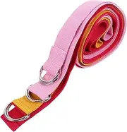 SUPVOX 3pcs Reusable Yoga Band Polyester Cotton Aluminum Alloy Exercise Mat Holder Compact Stretching Strap Household Stretch Band