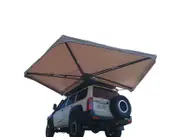 Kings Plus 270° Tourer Freestanding Awning- 9.4sqm Shade - 280GSM Canvas - Perfect For Wagons and Camper Trailers