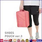 Shoes Bags Waterproof Travel Cosmetic Storage Bag Dustproof for Camping (Pink)