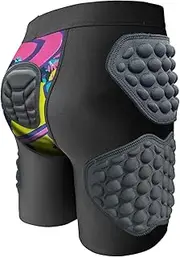 Youth Padded Undershorts Boys Slider Shorts Girls Protective Padded Shorts Hip Butt Padded Short Pants