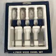 NEW in Box Vintage Sears Craftsman Wood Chisel Set 9-36867 1/4” 1/2” 3/4” 1”
