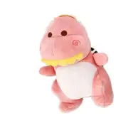For Apple AirPods 1/2 Generation Universal Plush Dinosaur Bluetooth Headphone Protective Case(Pink)
