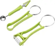CIYODO 1 Set Multi Functional Fruit Melon Baller Scoop Ergonomic Fruit Cutter for Home Dessert Shops Cafes and Restaurants Easy to Clean for Scooping
