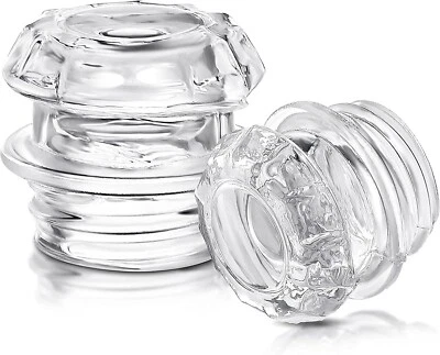 2 Pieces Coffee Percolator Glass Top Replacement Glass Coffee Filter Knob Top