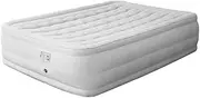 Air Mattress for Camping, Home & Travel - Four-Story Height Inflatable Bed with Built-in Dual Pump - Durable, Adjustable Blow Up Mattress - Easy to Inflate/Quick Set Up