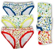 [EMY] Briefs - Brazilian - String - Underwear Girls Made of Soft Cotton Elastic Lovely Fantasy and Model A Choice of Colours Identical to Photo