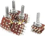 Aexit 6 (Potentiometer) Pcs TB104*2 100/K/M ohm Linear/Logarithmic (90ry472qf172) Mono/Stereo Pot/Potentiometer