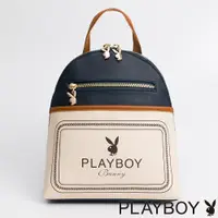 在飛比找ETMall東森購物網優惠-PLAYBOY - 後背包可斜背 Viva系列 - 米白色