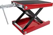 Motorcycle Jack Adjustable Scissor Lift Hoist Stand for Bike Tractor Maintenance