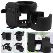 Stroller Cup Holder and Phone Holder Universal Double Hole Pushchair StaBF-~