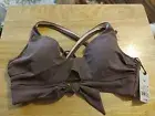 Women's Tunneled Tie-Front Bikini Top - Shade & Shore - Mauve - 36B