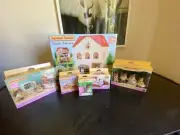 Sylvanian families Cedar Terrace and Acessories Pack