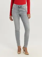 GUESS Women's Grey 1981 Skinny Fit Denim Jeans Size: 30, Spandex