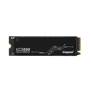 【Kingston 金士頓】KC3000 2TB M.2 PCIE 4.0 SSD 固態硬碟(SKC3000D/2048G)