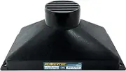 POWERTEC 70169 Mini Gulp Dust Hood Collector with 4" ID Port - ABS Plastic Fitting for Woodworking Dust Collection Hose
