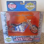 Metal Maxx - Harley Davidson FXSTS / FXSTSI Springer Softail Blue 1:17 Die Cast