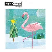 在飛比找PChome24h購物優惠-【Paper+Design】德國餐巾紙 - 冬季火烈鳥