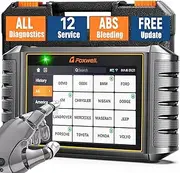 2025 FOXWELL NT726 All System Bidirectional Scan Tool,12+ Service Resets with ABS Bleeding, Oil Reset, Injector Coding, SAS, TPMS, Throttle Relearn, OBD2 Scanner Diagnostic Tool Code Reader