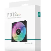 DeepCool FD12 ARGB Performance 120mm Case Fans, 4-pin PWM, 400~2050 RPM, Hydro Bearing, Addressable RGB LED R-FD12-BKAPN1-G